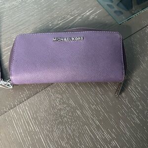 Michael Kors Purple Wallet